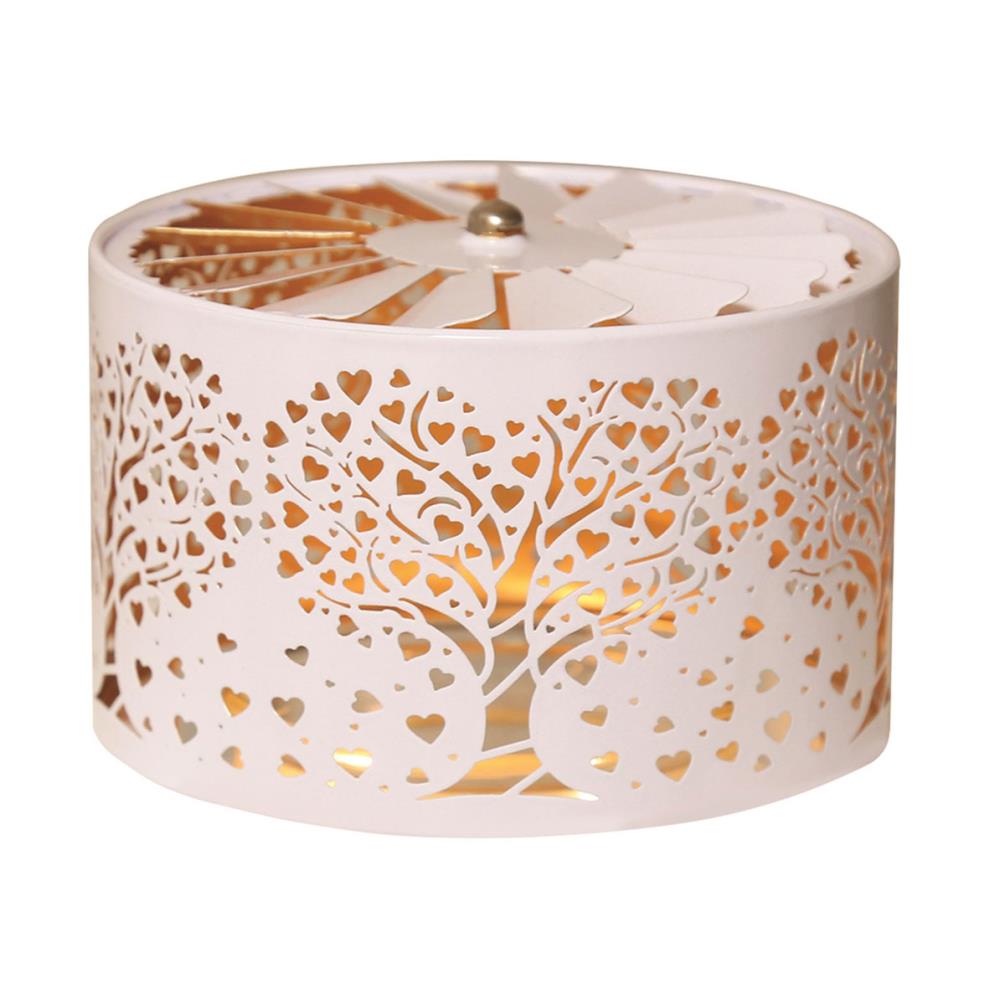 Aroma Silhouette White & Gold Carousel Tree Shade £11.69